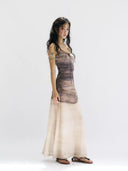 Tiered Mesh Dress image 5