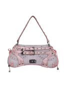 Pink Denim Bag image 8