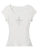 Retro Grace U-Neck Tee image 1