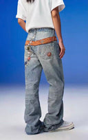 Aura Pearl Chain Jeans image 12
