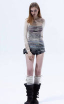 Striped Mesh Base Layer Top image 8