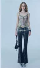 Lace Print Top image 6