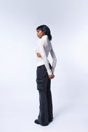 Flared cargo pants image 8