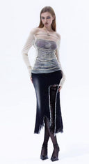 Striped Mesh Base Layer Top image 9