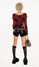 Spray-painted Pattern Sweater image 9