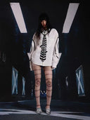 Nude Endless Loop Print Jumpsuit image 2