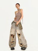 O-Ring Twist Halter Top image 3