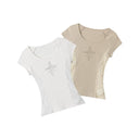 Retro Grace U-Neck Tee image 3