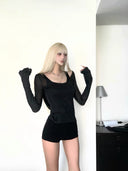 Hooded Lace Tank Set image 7