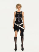 Gothic Abyss Cross Top image 2