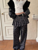 Fur Patchwork Belt image 14