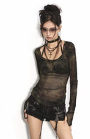 Siren's Embossed Monogram Tulle image 3