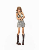 Retro Whisper Fringe Denim image 3