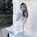 Fluffy bulk bone cross-body bag image 4