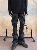 Wax-coated Denim Pants image 13
