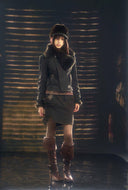 Embroidered Fur-trimmed Suit Set image 9