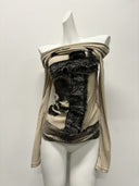 Cross-Patterned Patchwork Top image 2