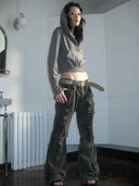 Grunge Bell Bottom Pants image 2