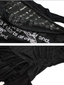 Graffiti Sweet-Gothic Ruffled Top image 5