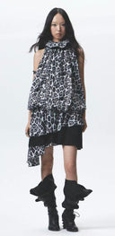 Elegant Leopard Bloom Dress image 0