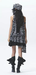 Elegant Leopard Bloom Dress image 3