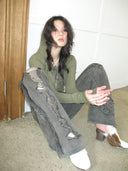 Grunge Bell Bottom Pants image 3