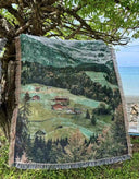 Snowy Mountain Forest Decorative Blanket image 2