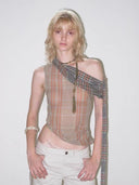 Convertible Draped Plaid image 0