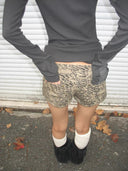 Cross-tied Leopard Print Shorts image 11