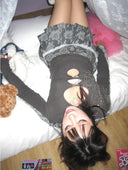 Chandelier Print Top With Chest Cutout image 10