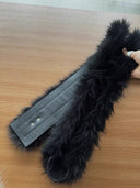 Fur Patchwork Belt image 5