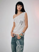 Pearl Necklace Print Top image 9