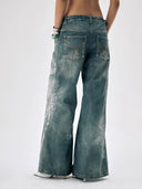 Bow-print Wide-leg Pants image 4