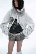 Oversized Polar Fleece Jacket image 5