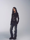 Cable Knit Set with Detachable Sleeve image 12