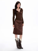 V-Neck Teddy Top image 2