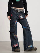 Stamp Denim Trousers image 8