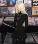 Gothic-style Puffball Mini Shorts image 2