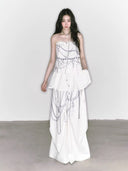 Pearl Shell Printed Wide-Leg Pants image 3