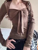 Truffle Bow-Embellished Blouse image 2