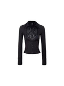 Lace Illusion Cardigan image 5
