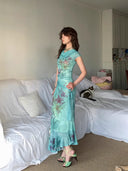 Floral Print Mermaid Skirt image 8