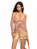 Psychedelic Print Two-piece Top image 8