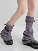 Subculture knitting pair piles of leg covers image 8