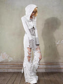 Patchwork Zip-up Hoodie image 4