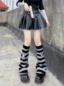 \Star/ Striped Leg Warmer image 2