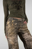 Shoe Lace on Jeans image 5