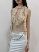 Lace Embrace Halter Top image 0