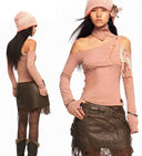 Sculpted Lace Asymmetry Top image 0