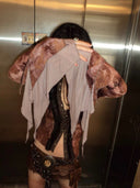Plush Velvet Mesh Cardigan image 4